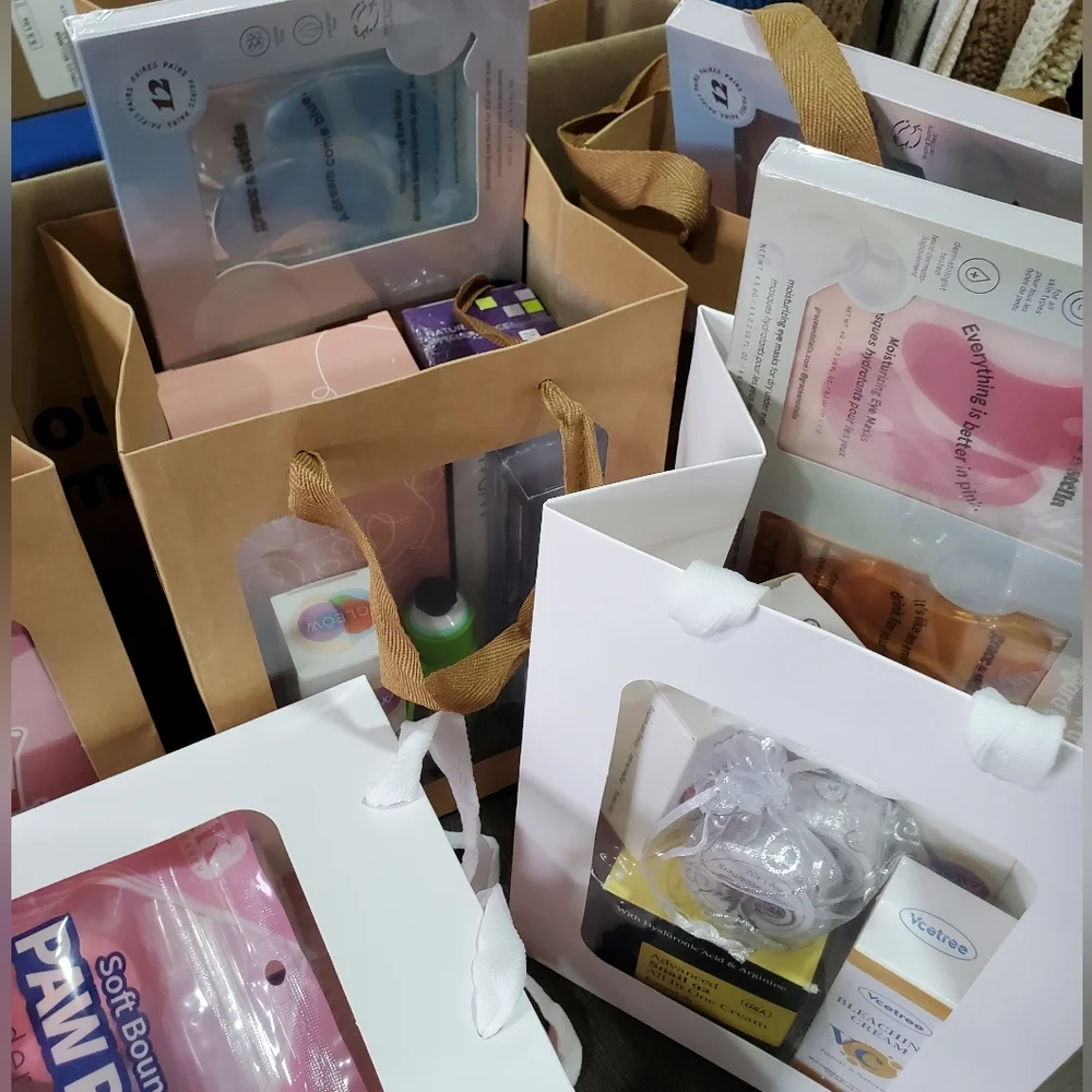 Assorted Beauty and Skincare Gift Bags